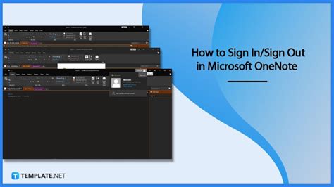 onenote sign in|How to Sign In/Sign Out in Microsoft OneNote .